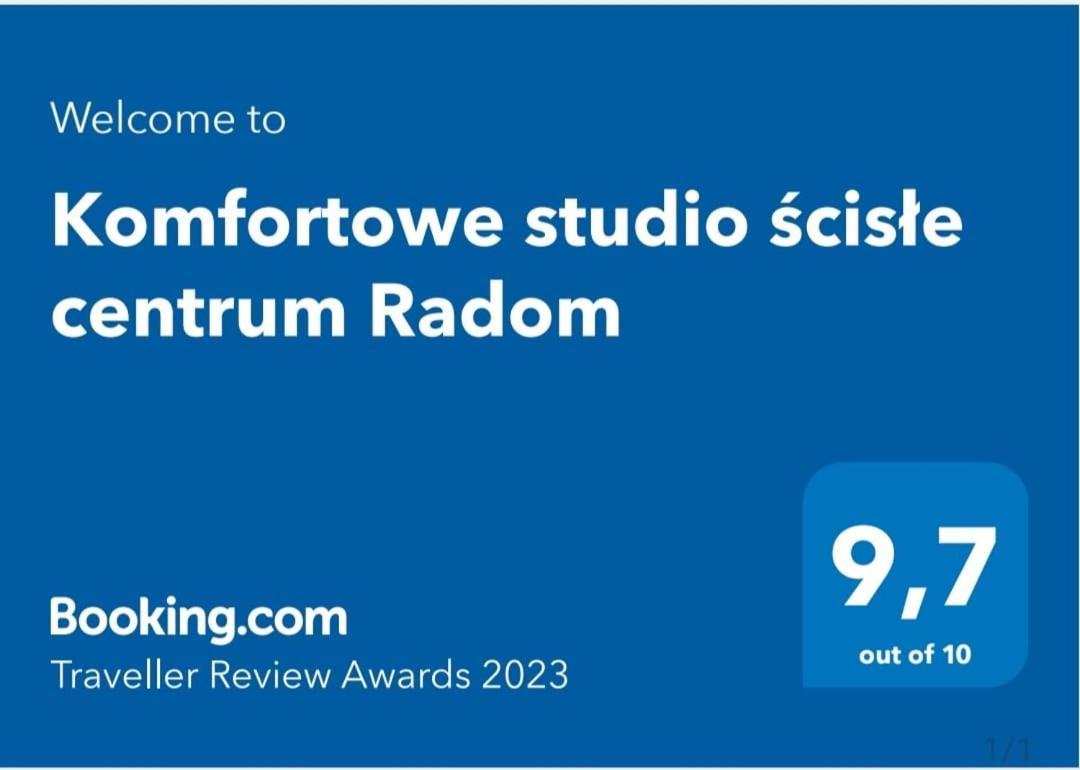 Komfortowe Studio Scisle Centrum 拉多姆 外观 照片